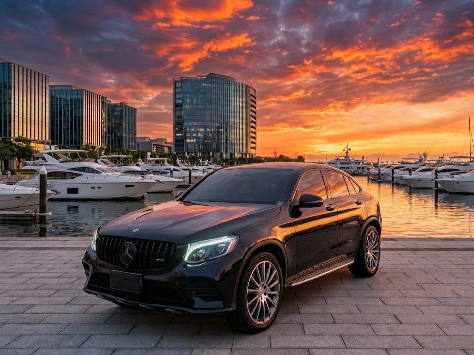 台中租車 賓士 GLC43 AMG Coupe 休旅跑車 IPE排氣管 - 強運租車